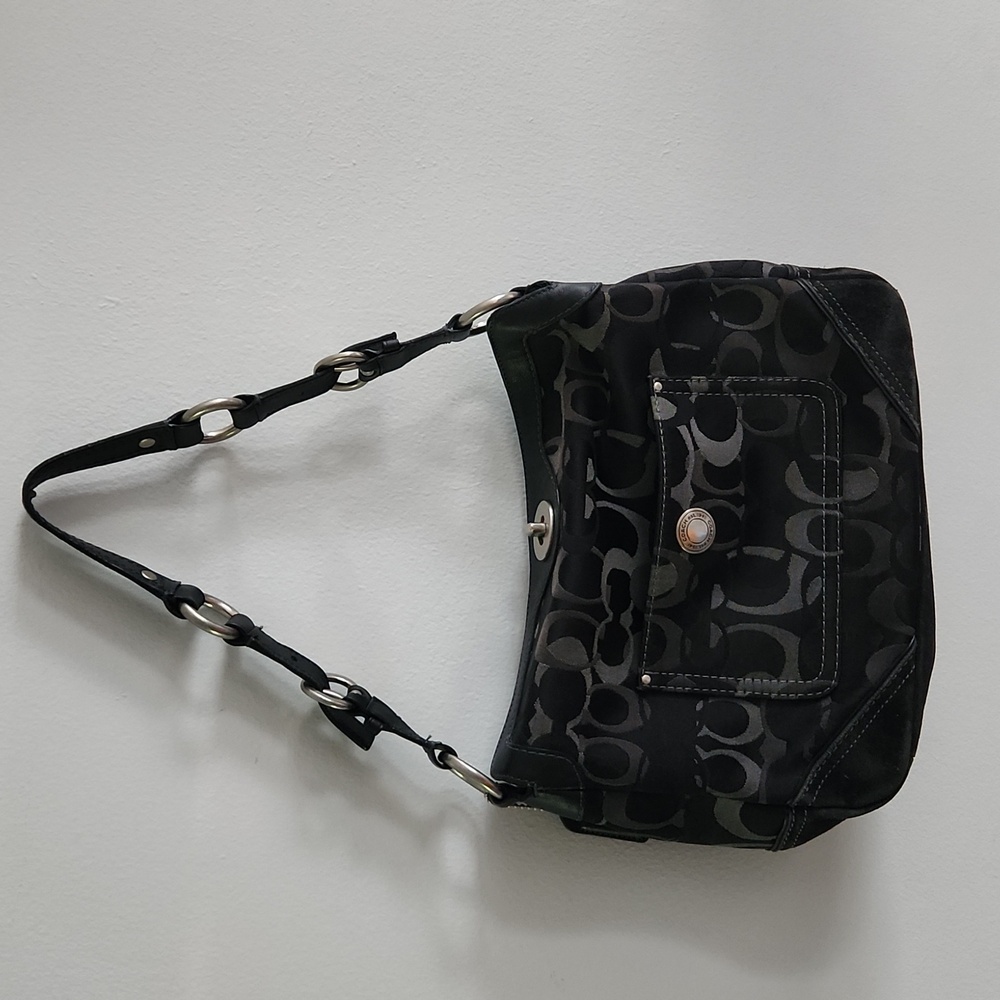 Coach Canvas & Suede handbag